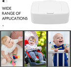 Plastic Wipe Storage Box with Lid Refillable Wipes Dispenser for Baby and Adult Use Portable Holder for Living Room Kitchen Bathroom Bedroom