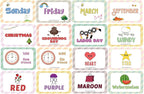 Creanoso US Schools and Learning Flash Cards Series (2-Deck)