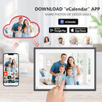 10.1 Inch Smart Digital Calendar Planner & Chore Chart, IPS HD Touchscreen Interactive Display for Family Schedules, Built-in Digital Picture Frames Function - Streamline Household Organization