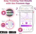 Easy@Home Ovulation Test Kit: 50 Ovulation Strips & 20 Early Pregnancy Tests & One Basal Body Thermometer & Urine Cups