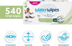 WaterWipes Sensitive+ Baby & Toddler Wipes, 3-In-1 Cleans, Cares, Protects, 99.9% Water, Textured Clean, Unscented & Hypoallergenic, 540 Count (Pack of 9)