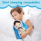 Jesus Plush Doll Guardian Mary Stuffed Baptism plushie Savior Toy for Church Sunday School Religious Easter