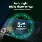 Touchless Thermometer for Adults and Kids, Fast Accurate Thermometer with Fever Alarm, 1S Reading & Silent Mode (LED-White)