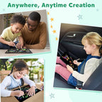 ZMLM Scratch Paper Art Craft: 2 Pack Rainbow Scratch Set for 3 4 5 6 7 8 9 10 Years Old Girls Boys Students Drawing Coloring Black Magic Art Supplies Kits Gifts School Birthday Party Toys(Classic)