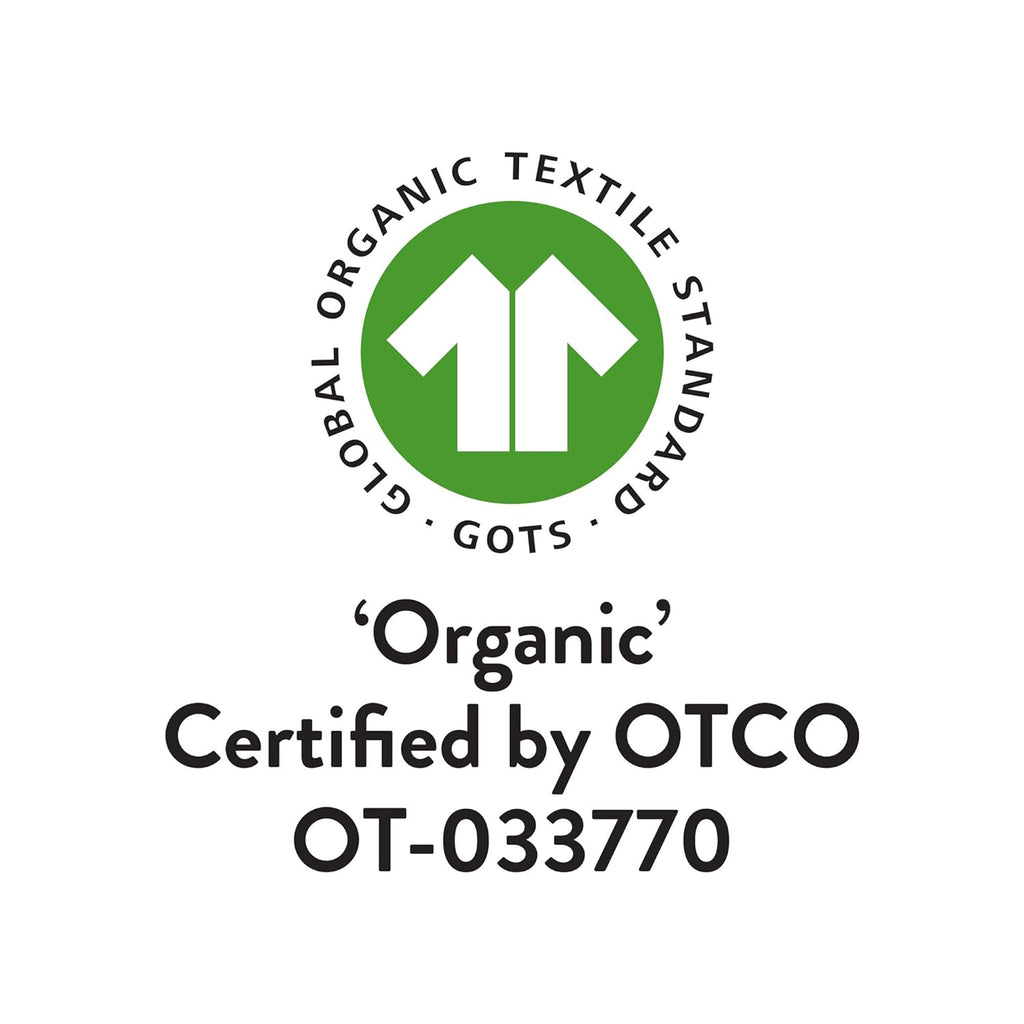 HonestBaby unisex-baby Fitted Crib Sheets Set Standard Mattress, 100% Organic Cotton Baby Boys, Girls, Neutral, 1 Pack - Rainbow Stripe, One Size