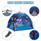 Space World Play Tent Galaxy Dome Playhouse for Boys and Girls Imaginative Play-Astronaut Space for Kids Indoor and Outdoor Fun, Perfect Kid’s Gift- 47" x 47" x 43"