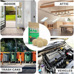 Squirrel Repellent Outdoor, Chipmunk Repellent for Attic/Garden/Bird Feeders/Plants/Cars, Deterrent Squirrels, Keep Chipmunks Away-Pack of 12