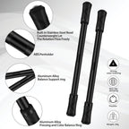 2 Pieces Pen Spinning Spinner Pen Gaming Pen Spinning Mod Gaming Spinning Pens Flying Spinning Pen Finger Rotating Pen for Kids Adults Office Supplies with Instruction Manual (Black)