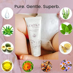 Rosacea cream -face redness relief facial rash lotion for eczema, psoriasis, hives, and dry skin, LEMYKA natural healing for babies and adults