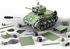 Lucky Doug STEM Building Projects Model Army Tank Set - 284 Pieces STEM Project Building Toys for Kids Ages 8-12, Assembly Science Kit Educational Toys Gift for Kids Boys 7 8 9 10 11 12-16 Years Old