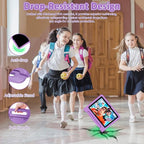 Tablet for Kids, 10.1 inch IPS HD Touchscreen Android 14 64 GB Storage, 8GB RAM, Octa Core Kids Tablet, Parental Controls, 12-hr Battery, WiFi, GPS - Purple