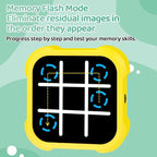 Electronic Tic Tac Toe Game - Electronic Puzzles Portable Handheld Games, 3-in-1 Tic Tac Toe Bolt Game Travel Tic Tac Toys for Educational Memory Growth, Infinite Tic-Tac-Toe Board Games for Ages 3+