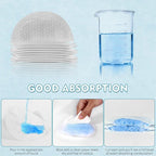 Disposable Nursing Pads, Ultra-Thin Breastfeeding Pads, Nipple Pads for Breastfeeding, Fit Fast Suction, Nursing Essentials (Round-200)