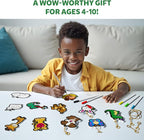 Skillmatics 3D Art Kit - Aqua Puffs Animals, Mess-Free Paint by Number Craft for Kids, DIY Color & Inflate Activity, Travel & Creative Gift for Girls & Boys Ages 4, 5, 6, 7, 8, 9, 10