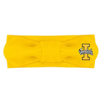 Creative Knitwear Idaho Vandals Infant Girls Gold Solid Hair Knot Headband Embroidered Logo - Size Newborn - 4T