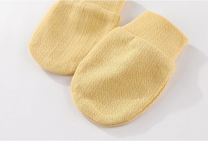 Cute Baby Girl Hats Mittens Set 10-Pack New Born Boy Caps Gloves Suit 0-6 Months Infant Accessories