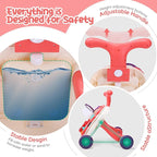 CUTE STONE Baby Walker for Boys Girls, 2 in 1 Sit-to-Stand Learning Walker and Activity Center, Baby Walking Toy, Early Learning Push Toy Gift for Infant
