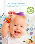 Bloobloomax Baby Rattles Toys for 0-12 Month, Infant Girl Boy Toys for Babies 3-6 Months, Newborn Hand & Foot Toys for 0 to 9 Months, Baby Shower Gifts Set with Wrist Rattle Socks