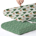 BROLEX Changing Pad Covers for Baby: Boy Girls Ultra Stretchy Soft 2 Pack,Sika Deer Foliage