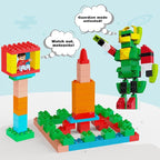 Building Blocks for Kids Ages 3-8| 8-Color Building Bricks for Toddlers Development, Creativity, and Motor Skills| 209-piece Toy Building Sets for Ideal Christmas/Birthday Gifts for Boys & Girls