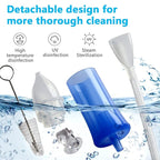 Nasal Aspirator & No Need Hygiene Filter,Reusable Nose Cleaner with Storage Case and Cleaning Brush, Soft Silicone Tips& Increased Suction Version, Easy to Use and Clean