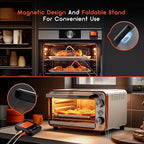 INKBIRD Dual Mode WiFi Wireless Meat Thermometer, 4 Probes with Clear LCD for Smoking, Bluetooth Meat Thermometer with Smart APP Control for Oven, Cooking