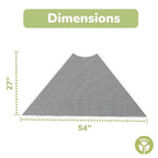 WeeSprout Nursing Cover for Breastfeeding, Feeding Cover for Breastfeeding, Soft & Breathable Nursing Poncho, Neck Insert for Hands-Free View, Machine Washable & Dryer Safe Nursing Cover Up