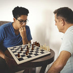 Juegoal 7-in-1 Wooden Board Game Set for Kids Adults, Tabletop Combo Classic Travel Portable Board Games (Chess, Checkers, Chinese Checkers, Backgammon, Parcheesi, Snakes and Ladders, Tic Tac Toe)