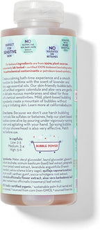 California Baby Calming Lavender Bubble Bath | 100% Plant-Based Kids Bubble Bath | Gentle Baby Bubble Bath | Free Bubble Wand | 384 mL / 13oz