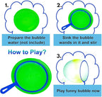 Roberly 15 Pack Bubble Wands Set with Tray Bulk Funny Bubble Making Toy for Kids - Summer Outdoor Toys & Also Gifts for Kids Birthday Games Party Favors