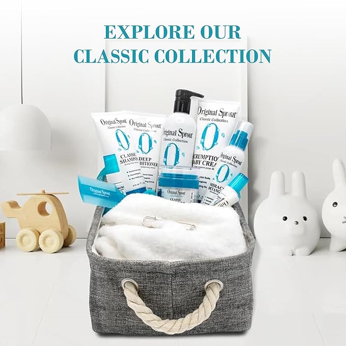 Original Sprout Scrumptious Baby Cream, Gentle Moisturizing Cream for Dry, Sensitive Skin & Diaper Rash, Non-Greasy Baby Lotion with Zinc Oxide & Calendula for Face & Body, 8 fl oz