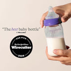 Lansinoh Anti-Colic Glass Baby Bottles, 5 Ounces, 4 Count Bottles for Feeding, Baby Essentials, Includes 4 Slow Flow Nipples, Size S