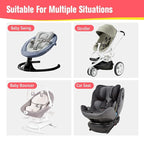 KAKIBLIN Baby Neck Pillow, Upgraded Baby Support Pillow,Baby Neck Support Pillow for Carseat, Newborn Neck Support for Car Seat,Pushchair,Travel (Flower)