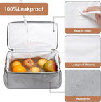 Breastmilk Cooler Bag with 6 Ice Pack, Wearable Breast Pump Bag Compatible with Willow, Elvie, Medela & Momcozy M5/S12 Pro Pumps & Accessories for Work, Travel and Family Use Grey