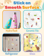 Benresive Reusable Sticker Books for Kids 2-4, Sticker Books for Toddlers 1-3 2-4, Toddler Travel Toys Activities Crafts Gifts - America Map, Fairy, My House