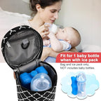 Accmor Breastmilk Cooler Bag, Insulated Baby Bottle Cooler Tote Bags for Nursing Mom Daycare