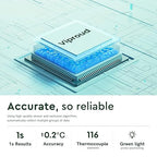 Touchless Thermometer for Adults and Kids, Fast Accurate Thermometer with Fever Alarm, 1S Reading & Silent Mode (LED-White)