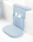 Skip Hop Baby Bath All-in-One Cushioned Elbow Saver & Kneeler Pad Set with Height-Adjustable Design and Quick-Dry Material, Wave