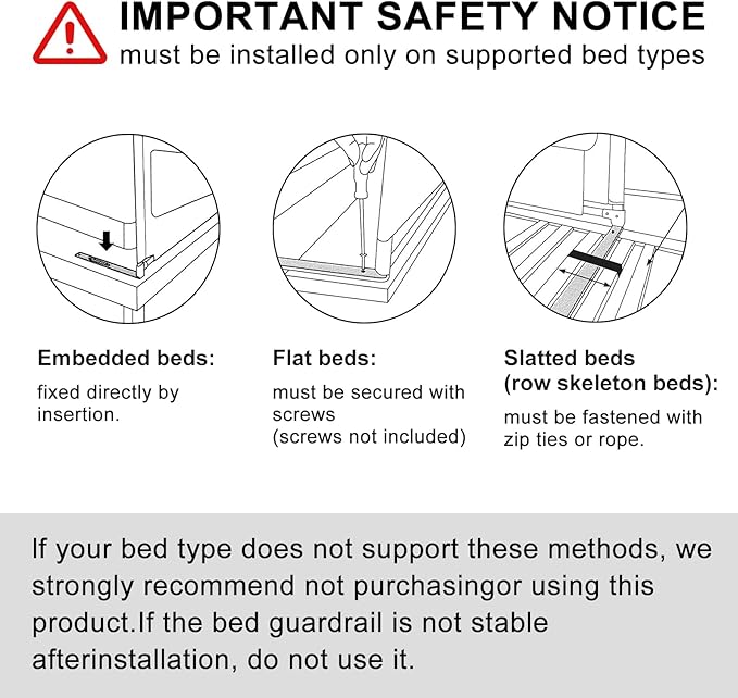 3-Piece Califormia King Size Bed Rail for Toddlers - Adjustable Baby Bed Rail Guard, Kids Safety for Califormia King Size Bed (82.7"x82.7"x70.8"-Grey)
