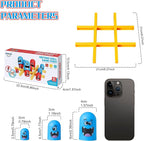 Tic Tac Toe Strategic Board Game for Kids and Family,Party Tabletop Games, Strategy Head to Head Games,Friendly Educational Board Game, Suitable Party 2 Players Toys (1PC)