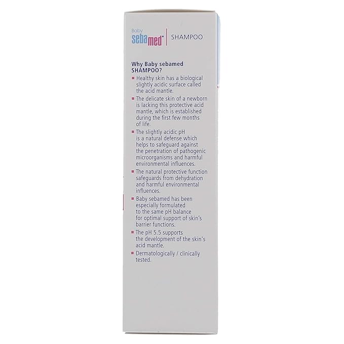 SEBAMED Children's Baby Shampoo Extra Mild Cleanser for Delicate Baby Hair and Scalp (250mL)