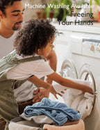 Momcozy Muslin Mini Crib Sheets Fitted - 38''x26'' Pack and Play Sheets for Pack N Play Mattress, 2 Pack Soft & Breathable Natural Cotton Non Slip Bed Cover for Boys, Girls, Blue Star Moon