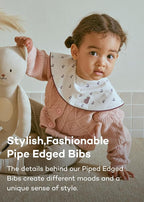 Konny Baby Bibs Set, 360 ° Rotate, Soft and Absorbent Bandana Drooling for Boys Girls baby Essentials