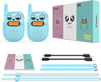 Qniglo Walkie Talkies for Kids Rechargeable 2 Pack,Christmas Birthday Gifts Toys for Age 3-12 Boys Girls, Long Range Kids Walkie-Talkie with FM Radio for Family Adventure Camping Hiking Spy Games