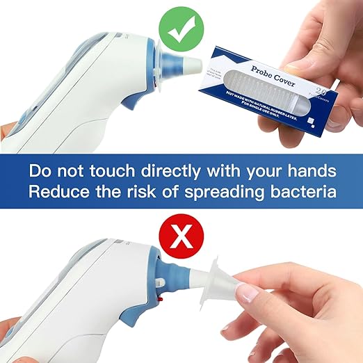 400X Ear Thermometer Probe Covers, for All Braun Thermometer Ear Covers, Lens Filters, Refill Caps,Disposable Ear Thermometer Covers (400)