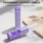 Weekly Pill Organizer 3X a Day, Detachable Pill Box 7 Day, Large 3 Times Daily Pill Case, Travel Pill Container Holder, Week Medication Dispenser Pillbox for Vitamin Supplement Medicine, Purple