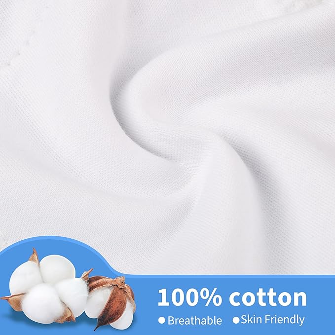 BIG ELEPHANT 10-Packs Training Underwear Absorbent Toddler Potty Trained Pants for Boys and Girls, 12 Months - 9 Years