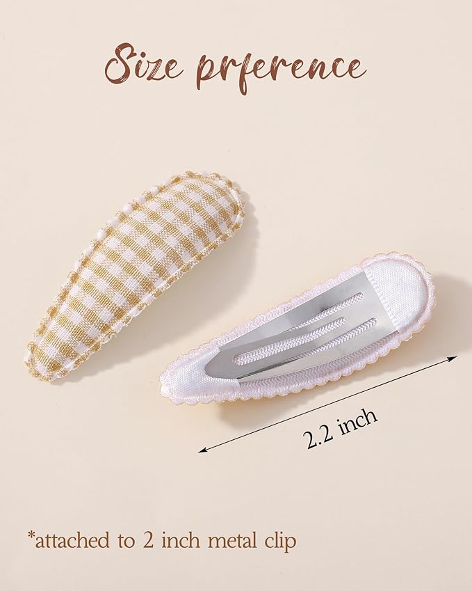 40 Pcs 2.2 In Baby Hair Clips for Girls Handmade Floral Print Snap Toddler Hair Accessories for Girls Baby Toddlers Kids Teens