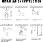 Heavy Duty Swing Hangers for Wooden Sets 2000 LB Capacity Hammock Hanger 360 Swivel Stainless Steel Swing Hardware Accessories 2 Packs for Porch Playground Yoga Heavy Bag