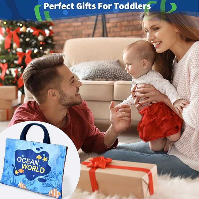 Montessori Toys for 1 Year Old,20PCS Baby's Sensory Toy First Fishing Toy Set for 1-3 Boy Girl Birthday Gift,Educational Learning Toys Stacking Cups Number Counting, Color Sorting for 12-18 Month Baby